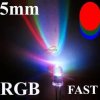 DIODA LED fi 5mm RGB SZYBKO ZMIENIAJĄCA KOLORY