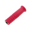 Gniazdo na przewód 2mm izolowane 10A, czerwone