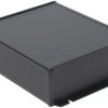 Aluminum RF enclosure, (L x W x H) 220 x 191 x 68 mm, black, IP54, 1457U2202EBK