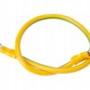 KOMPLET ZESTAW UZIEMIENIA KABEL PRZEWÓD LINKA UZIEMIAJĄCA LGY 4 mm2 0,25m (EK-33)