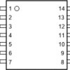 4-ch, 2-input, 2-V to 6-V 5.2 mA drive strength NAND gate with Schmitt-Trigger inputs | N | 14 | -55 to 125