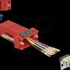 67106 Adapter D-Sub 9 Pin jack > RJ45 jack Mounting kit, red