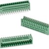 Pin header, 3 pole, pitch 2.5 mm, straight, green, 691382000003