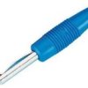 BANAN-WHIR-B Wtyk bananowy lutowany - maks. przekrój kabla: 2.5mm2, do 60VDC, niebieski, Hirschmann