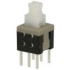 Przełącznik; przyciskowy; PB604A/HSP2266; ON-ON; biały; bez podświetlenia; przewlekany (THT); 2 pozycje; 0,1A; 30V DC; raster 2x