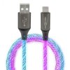 USB-A to USB Type-C cable with RGB LED Lighting (1m)