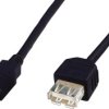 Digitus Kabel USB USB 2.0 Złącze męskie USB-A, Złącze żeńskie USB-A 3.00 m czarny AK-300202-030-S