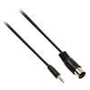 Przyłącze DIN5 wtyk - 3,5 jack stereo wtyk 1,0m VLAP20100B10