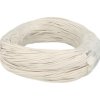 Przewód; montażowy; H05V-K (LgY); 1 żyła; linka; Cu; 0,50mm2; biały; PVC; -40...+70°C; 300/500V; zwój 100m; Zamel Cet; RoHS; 2,5