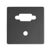 Simon 82 Pokrywa do gniazda VGA + Mini Jack grafit 8200091-038