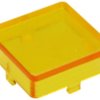 Aperture, square, (L x W x H) 14 x 14 x 5.5 mm, yellow, for short-stroke pushbutton, 5.46.681.021/1403