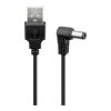 Złącze USB A/DC 5,5/2,5 wt-wt 1,5m kątowy Goobay