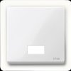 432719 System M, rocker for switches, IP44, symbol window, polar white