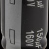 EEUEE2C151 Electrolytic capacitor, radial, 150 µF, 160 V, RM7.5, 105°C, 500