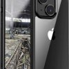 JT Berlin Pankow Hybrid Futerał backcase Apple iPhone 14 czarny, przeźroczysty Odporny na wstrząsy, Ładowarka indukcyjna