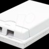 FB1001 FTTH Termination box, 2 ports, white