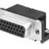 D-Sub socket, 15 pole, standard, angled, solder pin, 1-1734344-2