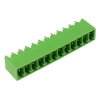 12-Way 3.5mm Vertical PCB Header Closed Ends Green 10A 300V