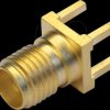 100024719 SMA socket print, gold-plated