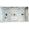 Dencon 8849NB Metal Back Box 2-Gang 35mm