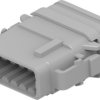 Socket housing, gray, 12 poles, DTM06-12SA-E007