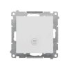 Simon 55 Przycisk pojedynczy zwierny z podświetleniem LED (moduł) 10 AX, 250 V~, szybkozłącza Jasnoszary mat TP1L.01/114