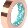 Taśma metalizowana szerokość 25mm Taśma miedziana grubość folii 0.035mm Advance Tapes wytrzymałość termiczna +155°C