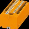 3273392 PTFIX distributor block, 6/18x2.5, orange