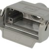 Obudowa złącza; Han A; 19200101730; 10A; metal; proste; na przewód; wyjście na dławnicę M20; z 1 klamrą; szary; IP65; Harting; R