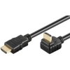 Kabel HDMI/HDMI V1.4 M/M Ethernet Kątowy Czarny 2M ICOC HDMI-LE-020