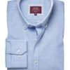 Shirt Mens Lawrence Navy With Light Blue
