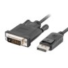 Kabel adapter DisplayPort 1.2 / DVI-D 3m czarny DUAL LINK LANBERG