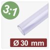 Quadrios 25CA649 Rurka termokurczliwa z klejem 25CA649, 3:1, od 30 mm do 10 mm, 1 m