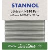 Stannol 599114 HS10Fair Solder Lead-Free Sn99.3Cu0.7 10g 0.5mm ROM1