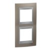 UNICA TOP Ramka 2 podwójna pionowa onyx copper MGU66.004V.096 SCHNEIDER ELECTRIC