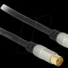 88946 IEC plug > IEC socket cable, RG-6/U 2.0 m