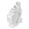 Adapter keystone na szynę DIN, obudowa IP20 na 1x moduł keystone DN-93617, osłonka przed kurzem AN-25187