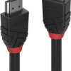 LINDY HDMI kabel Wtyczka HDMI-A, Wtyczka HDMI-A 1.00 m czarny 36471 4K UHD Kabel HDMI