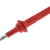 Końcówka pomiarowa; 20.212.1; czerwony; 4mm; wtykany (gniazdo bananowe 4mm); 20A; 1000V; 132,5mm; z bezpiecznikiem; bezpieczny;