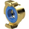 GEKA hose piece, 40 bar, brass, for hose, 154158