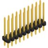 Pin header, 20 pole, pitch 2 mm, straight, black, 10062582
