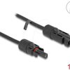 88209 DL4 Solar Cable 6 mm² Plug to Socket 1 m black