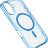 Cellularline ICONIC MAG Futerał backcase Apple iPhone 16 niebieski Kompatybilny z MagSafe ICONICMAGIPH16G