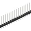Pin header, 20 pole, pitch 2.54 mm, straight, black, 10058461