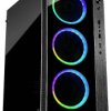 Inter-Tech W-III RGB Tower Obudowa do komputera czarny