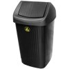 BJZ A-35059 Waste Bins Recycling Bins black plastic durable 45L capacity