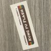 Kung Fu Flash sticker brown