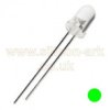 LED - 4mm green round clear (TLGC160) - Toshiba