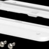 48800403 BoVersa wall tabs, for 211405, screw-on at the rear, white