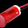 QS123XXR12 Indicator LED, 12 V DC, 12 mm, wired, red